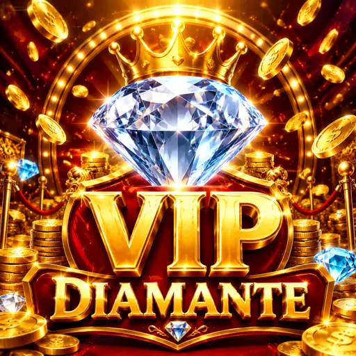 Selo do nível Diamante do clube VIP do p44 com brilho verde-esmeralda